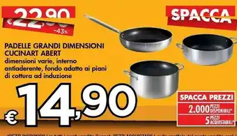 Bennet Abert Padelle Grandi Dimensioni Cucinart offerta