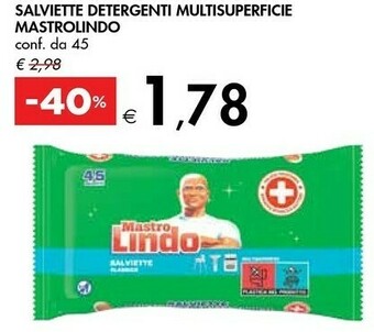 Mastro lindo Salviette Detergenti Multisuperficie
