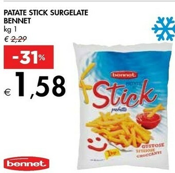 Bennet Patate Stick Surgelate offerta