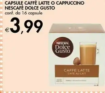 Bennet Nescafé Dolce Gusto Incarom Latte Capsule Caffè 16 Pezzo(i) offerta