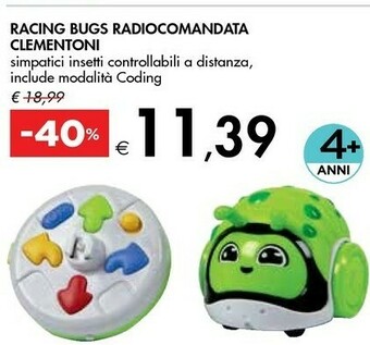 Clementoni Racing Bugs Radiocomandata