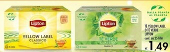 Bennet Lipton Tea Lipton - Yellow Label offerta