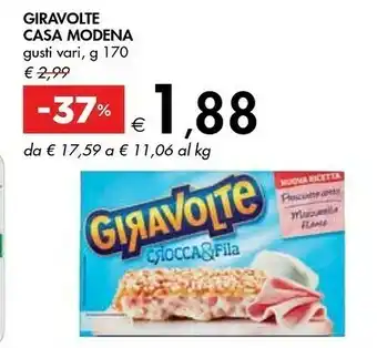 Bennet Casa Modena Giravolte 170 G(ml) offerta