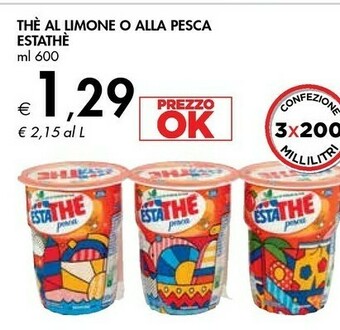 Bennet EstaThé - The Nero Pesca offerta