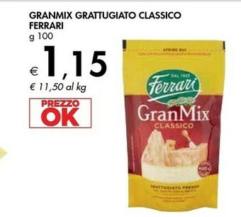 Bennet Ferrari Granmix Grattugiato Classico offerta