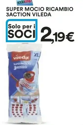 Coop Vileda Super Mocio Ricambio 3Action offerta