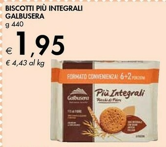 Bennet Galbusera Biscotti Piu Integrali offerta