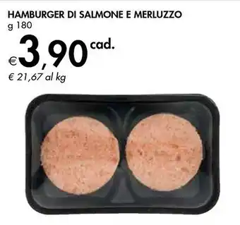 Bennet Hamburger Di Salmone E Merluzz offerta