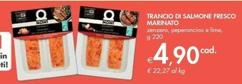 Bennet Trancio Di Salmone Fresco Marinato offerta