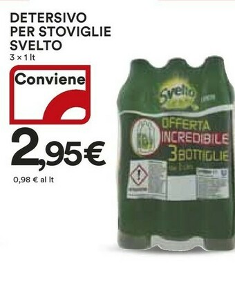 Coop Svelto Detersivo Per Stoviglie offerta