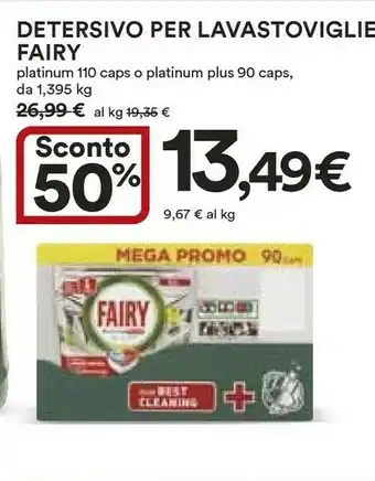 Coop Fairy Detersivo Per Lavastoviglie offerta