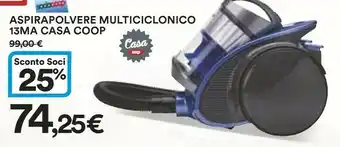 Coop Casa Coop Aspirapolvere Multiciclonico 13ma offerta