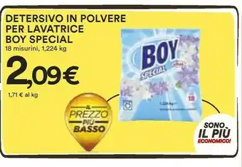 Coop Boy Special Detersivo In Polvere Per Lavatrice offerta