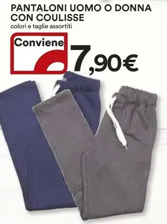 Coop Pantaloni Donna Con Coulisse offerta