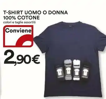 Coop T-shirt Uomo Cotone offerta