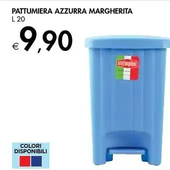 Bennet Pattumiera Azzurra Margherita offerta