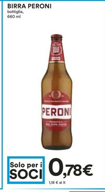Coop Peroni Birra 660 G(ml) offerta