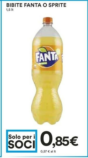 Coop Coca-Cola - Fanta Zero 1500 G(ml) offerta