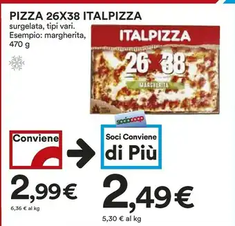 Coop Italpizza Pizza Margherita 470g offerta
