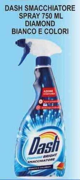 Maury's DASH SMACCHIATORE SPRAY 750 ML DIAMOND BIANCO E COLORI offerta