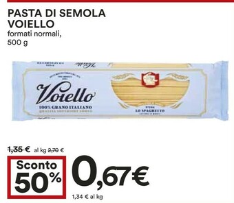 Coop Voiello Pasta Di Semola 500 G offerta