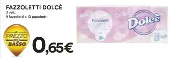Coop Dolce Fazzoletti 3 Veli offerta