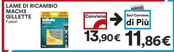 Coop Gillette Lame Di Ricambio Mach3 offerta