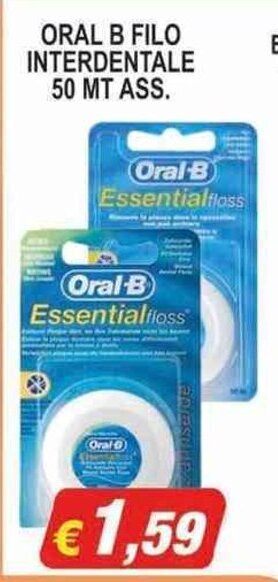 Maury's ORAL B FILO INTERDENTALE 50 MT ASS. offerta