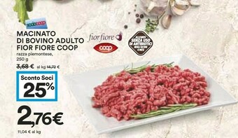 Coop Coop Macinato Di Bovino Adulto offerta