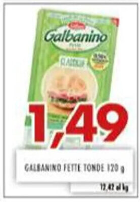 MA Supermercati GALBANINO FETTE TONDE 120 g offerta