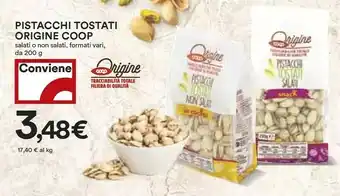 Coop Coop Pistacchi Tostati offerta