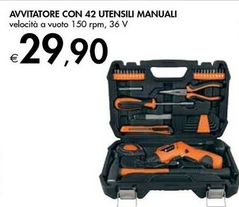 Bennet Avvitatore Con 42 Utensili Manuali offerta