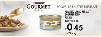 Bennet Gourmet Purina Purina GOURMET 5116817 Cibo Umido Per Gatti 85 G offerta