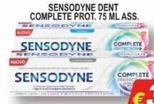 Maury's SENSODYNE DENT COMPLETE PROT. 75 ML ASS. offerta