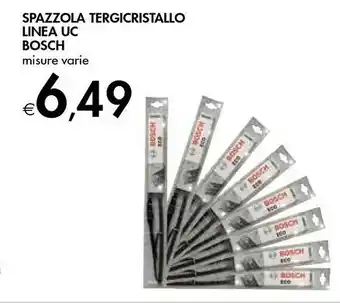 Bennet Bosch Spazzola Tergicristallo Linea Uc offerta