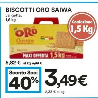 Coop Saiwa Oro Classico 1500 G(ml) offerta
