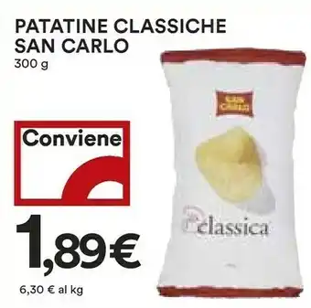 Coop San Carlo Patatine Classiche 300 G offerta