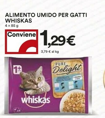Coop Whiskas Alimento Umido Per Gatti 340 G offerta