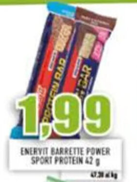 ENERVIT BARRETTE POWER SPORT PROTEIN 42ENERVIT BARRETTE POWER SPORT PROTEIN 42g g