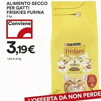 Coop Purina Alimento Secco Per Gatti Freskies 2000 G offerta