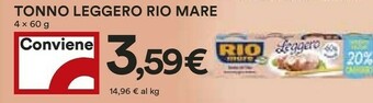 Coop Rio Mare Tonno Rio mare offerta