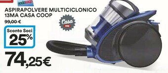 Coop Casa Coop Aspirapolvere Multiciclonico 13ma offerta