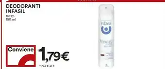 Coop Infasil Deodoranti offerta