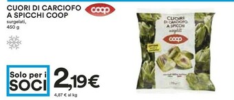 Coop Carciofi offerta
