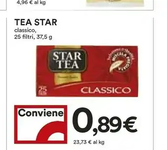Coop Star tea Classico offerta