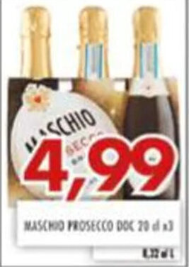 Maschio prosecco DOC 20 cl