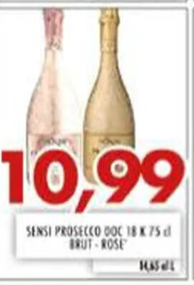MA Supermercati Sensi Prosecco DOC Brut Rose offerta
