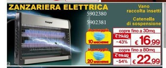 Satur Kooper Zanzariera Elettrica offerta