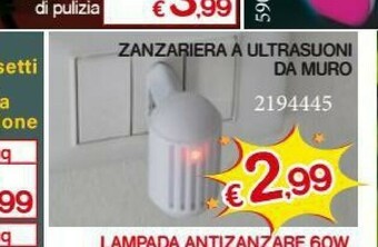 Satur Zanzariera A Ultrasuoni Da Muro offerta