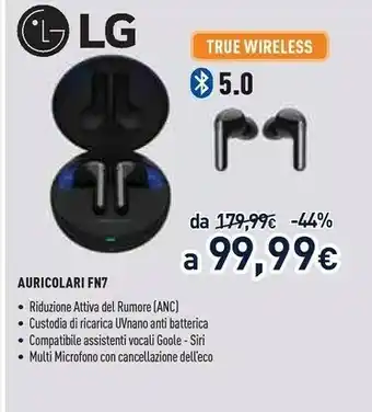 Unieuro LG Cuffie senza fili offerta